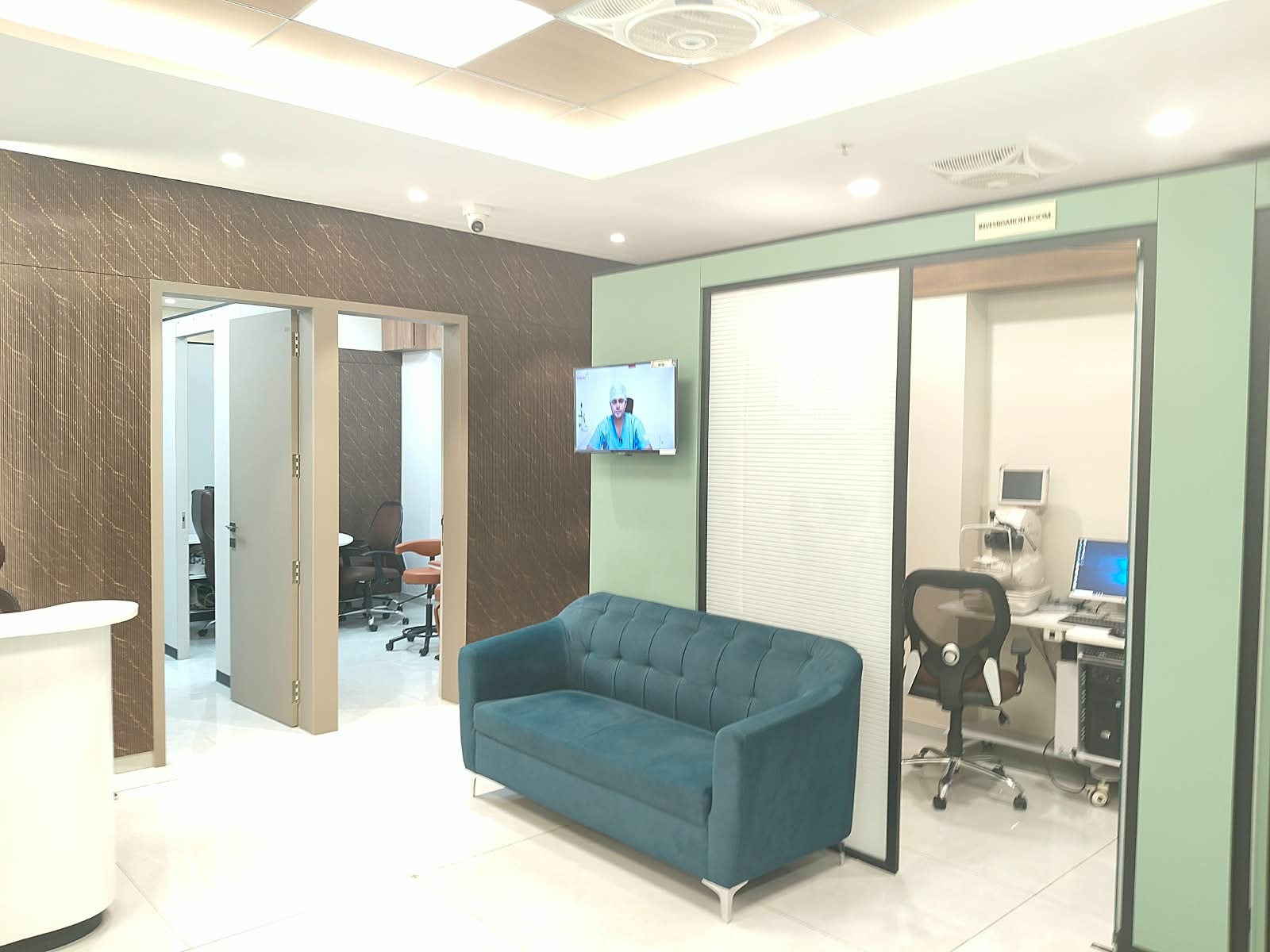 V Care Eye Clinic consultation room