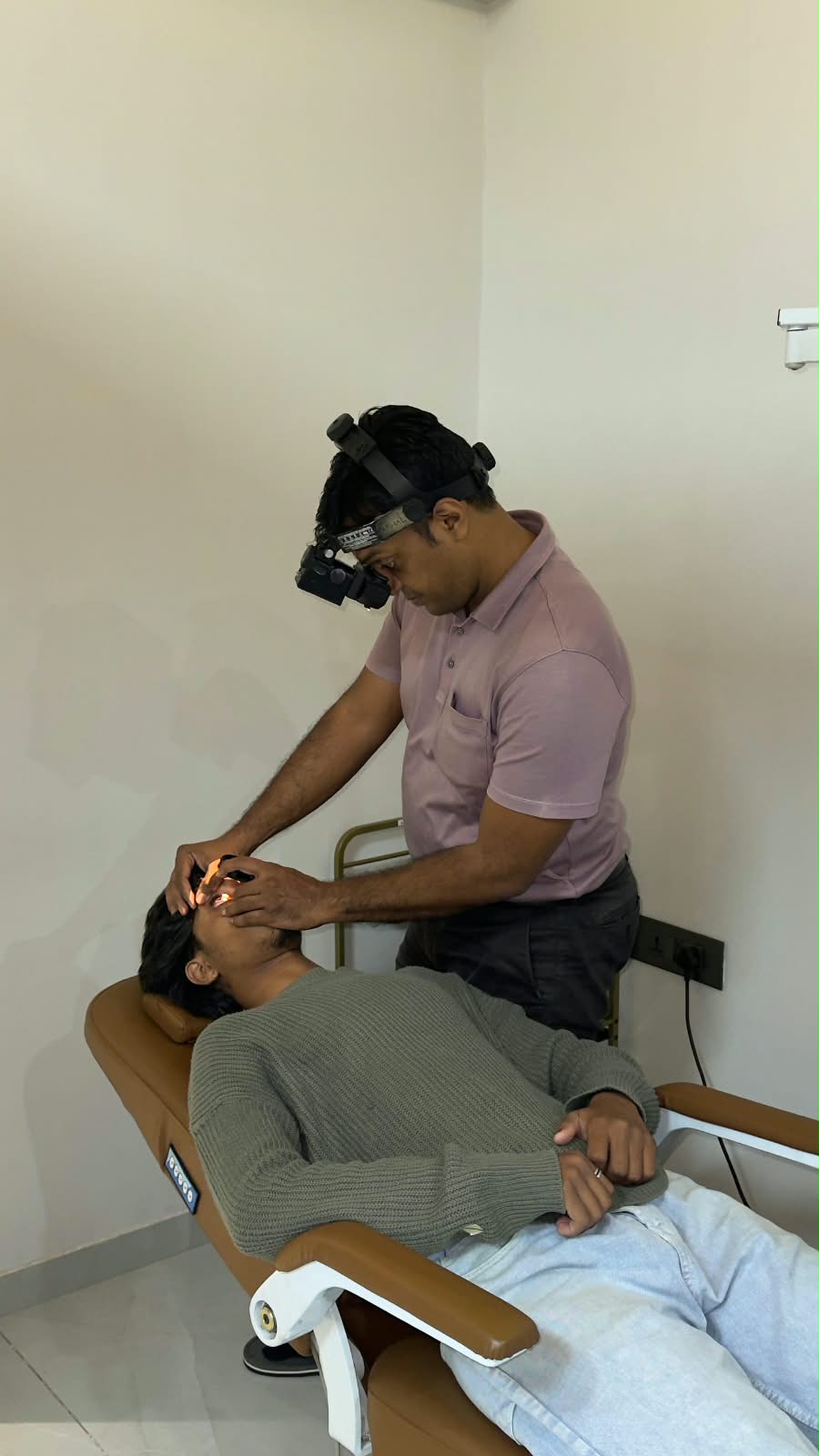 Eye examination by Dr. Vishvesh Agarwal